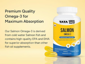 TATA 1mg Salmon Omega 3 Fish Capsule !