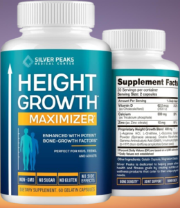 How to Use

Dosage: Take 2 capsules daily with water, preferably after meals.

Consistency: Use the pills regularly for at least 3 to 6 months for noticeable results.

Best Time: Evening consumption is recommended as growth hormone activity is higher during sleep.

Lifestyle Tips: Combine with proper diet, stretching exercises, and adequate sleep to maximize results.

Storage: Keep in a cool, dry place, away from moisture and direct sunlight.