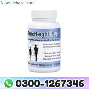 PureHeight Plus Height Growth Vitamins in Pakistan at newtelebazer.com. Boost natural growth strengthen bones, and support height increase !