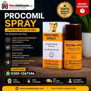 : https://newtelebazer.com/product/procomil-spray-45ml-in-pakistan/